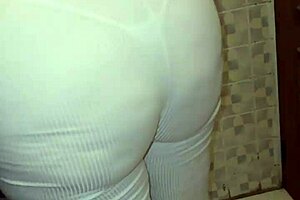 i catch my best friend's mom sniffing her panties and she sucks me off until i cum in her mouth