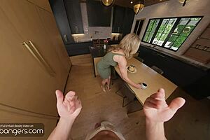 vr bangers hot milf in glasses takes huge cock in ass and fucks hard for cum