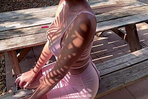 italian milf artemisia love flaunts perfect body outdoors in florida with smoke fetish 😏