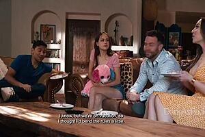 Selena Love and Melissa Stratton reveal jaw-dropping step family secrets on vacation. Dark as fuck fantasies unfold with taboo exploitation in a group setting.