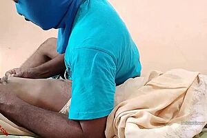 Teacher grabs cock giving pleasure as young teen fucks mature milf in group blowjob doggystyle cheating with horny Asian old aunt in Indian Bangladeshi ranch country.