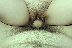 Why is this hairy pussy girl riding that dick so wildly in homemade amateur sex?