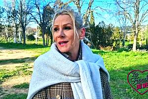 Victoria at 47 years old shows off as a mature French slut in lingerie