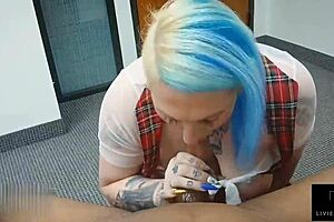 boardroom banging: fuck me hard on the desk with that huge cock 😈🍆