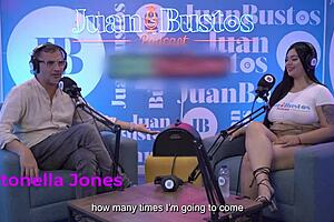 Natural Big Tits Milf Antonella Jones Pounds Bbc In Steamy Podcast Session