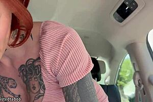 i accidentally came in my pants while step mom drove me to soccer with her big tits out