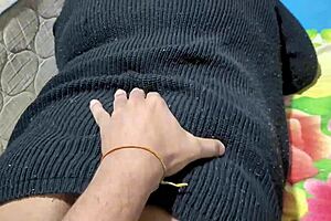 Professora takes cumshot on face with squirting orgasm in Brazilian uniform. Big tits natural and pussy action lead to female ejaculation.