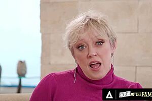 horny teen sophia sterling watches stepmom dee williams get fucked doggystyle outdoors