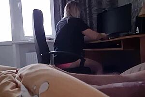 my step sister came to my room in the morning not knowing about my plans