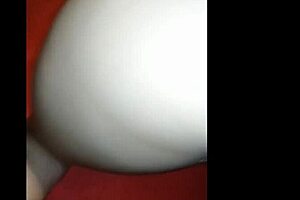 i welcome him home as big ass wife with creampie anal action.