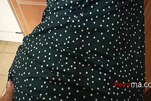 Curvy ginger step mom offers her body as reward for cleaning, pervmom 😏