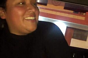 single mom sucks my dick in a taxi cruising lima streets