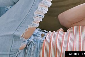 Can you handle salacious stunner Jesse Pony drooling over Will Pounder's huge cock in rough doggystyle pounding action