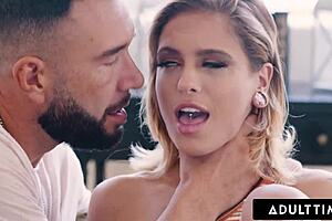 Can you handle salacious stunner Jesse Pony drooling over Will Pounder's huge cock in rough doggystyle pounding action