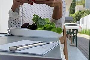 Blonde Brunette Lesbians Fuck Outdoor Pussy Licking