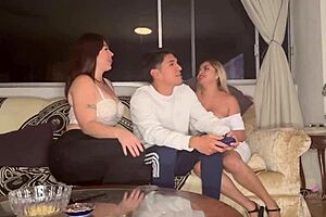 Mi Amiga Y Yo Intercambiamos A Nuestros Novios For Big Cock Creampie And Cum In Mouth