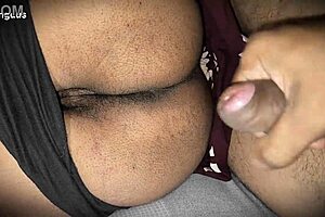 stepmom demanded i massage her big ass tight hole then cum all over it in close up