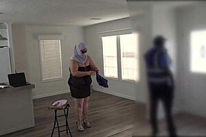 Delivery Guy Fingers And Fucks Big Ass Busty Milf In Mini Dress! Doggy Anal With Cum In Panties.