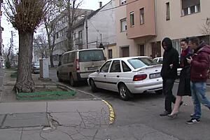 Husband helps black stud fuck milf wife