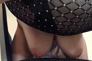 Delivery Guy Fingers And Fucks Big Ass Busty Milf In Mini Dress! Doggy Anal With Cum In Panties.