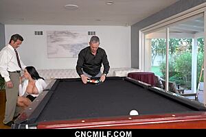 Take care of both successful businessmen and attend to their most lustful needs even if its about a kinky threesome in the office - cncmilf