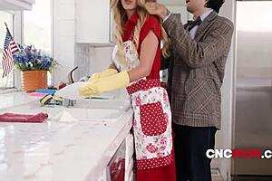 Young husband takes full advantage of his milf wife in a free use scenario