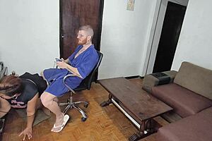 My stepson was gaming hard, so I showed him sex feels way better! 😏🔥 Huge cock action with mommy leading the way.