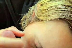 i feel so excited with smoke and blowjob