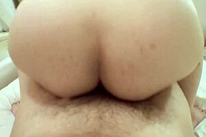 Chubby asian yasuko watanabe licks guy then masturbates with stockings and fingering