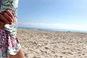 Hey, can't you see people staring? Why risk public anal like this?