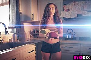 Cheating lover Hazel Paige and Scarlett Page share intense makeup sex with passionate kisses and licks.