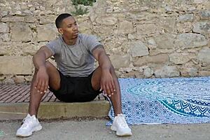 Andy Stone advises his Cuban friend on getting Kourtney Love into hot interracial action part 1