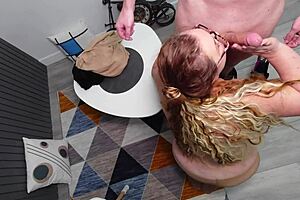 Bbw mature Alex Wild takes it deep in her ass from Murk. He fills her with a hot anal creampie.