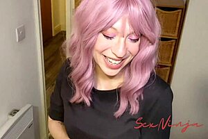 Step-mom catches me sniffing her panties then we have anal sex with creampie in doggystyle position