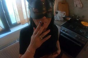 Milfycalla ep 61 smoking dance and fun with a hard dick... oh wait, I mean feet worship and ass shaking in lingerie!