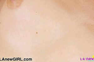 oh gosh, this lovely blonde beauty is unveiling her gorgeous shape on the sofa for daddy