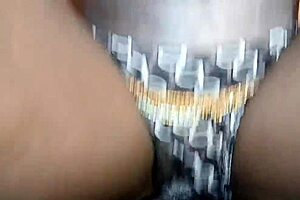 pretty african teen 18+ arrives for her special christmas surprise, ready for some quick fun