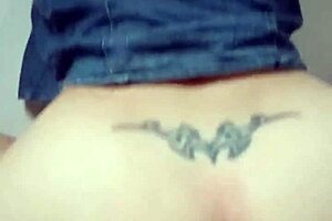 Latina takes it doggystyle from friend with big cock in homemade anal action 😈