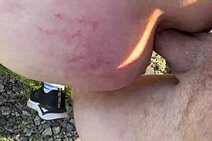 Submissive Wife Spanked and Fisted at Public Subway