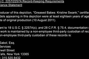 Curvy Milf Kristine Swank, Why Are You Oiling Your Hot Body Like That?