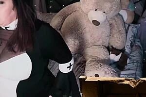 Hey, check this sexy BBW nun getting anal exorcism with ass shaking and gaping pussy 😈🍑