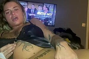 Big titty goth girl, time for solo play with your ass and tits