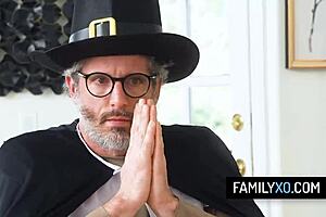 Hot stepfamily foursome heats up Thanksgiving with Chanel Camryn and Tiffani Madison