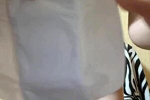 Blonde milf with huge ass licks ebony pussy in lesbian femdom scene with feet and toys!