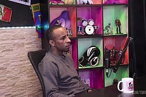 compilados do negro top delícia and alice vasconcelos join swing cast with tifany rocha, all on sheer red for wild fun