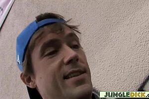 can this redhead milf with big ass handle that big black cock in interracial pounding?