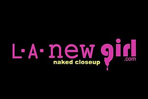 red haired model strips down on sofa during casting interview showing petite body