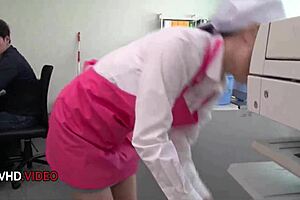 Chihiro Akino, how does this hardcore blowjob lead to your creampie delight?