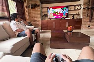 hey, why don't you seduce your foreign friend to fuck that big ass latina without a condom?