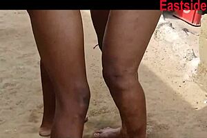 african landlord daughter fucked during bathing with ebony chubby girlfriend